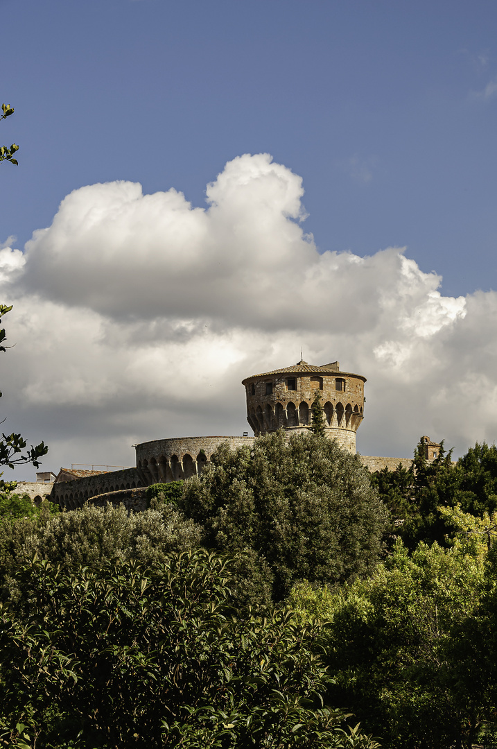 Blick zur Fortezza Medicea