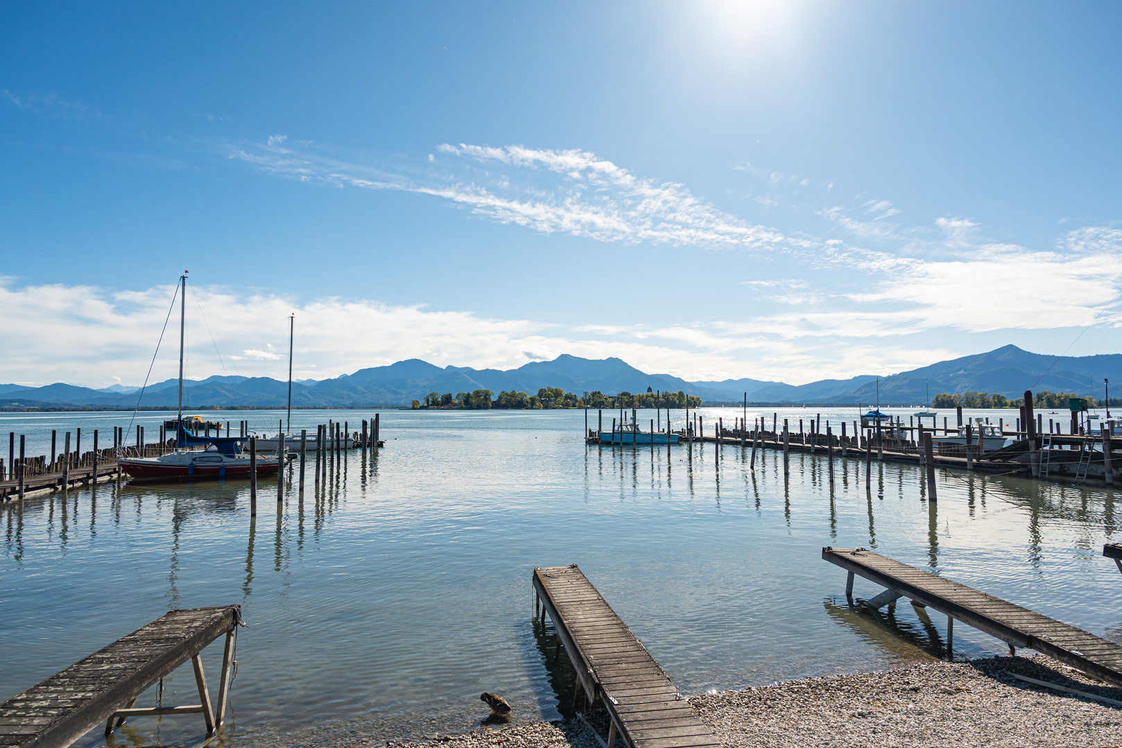 Blick zur Fraueninsel