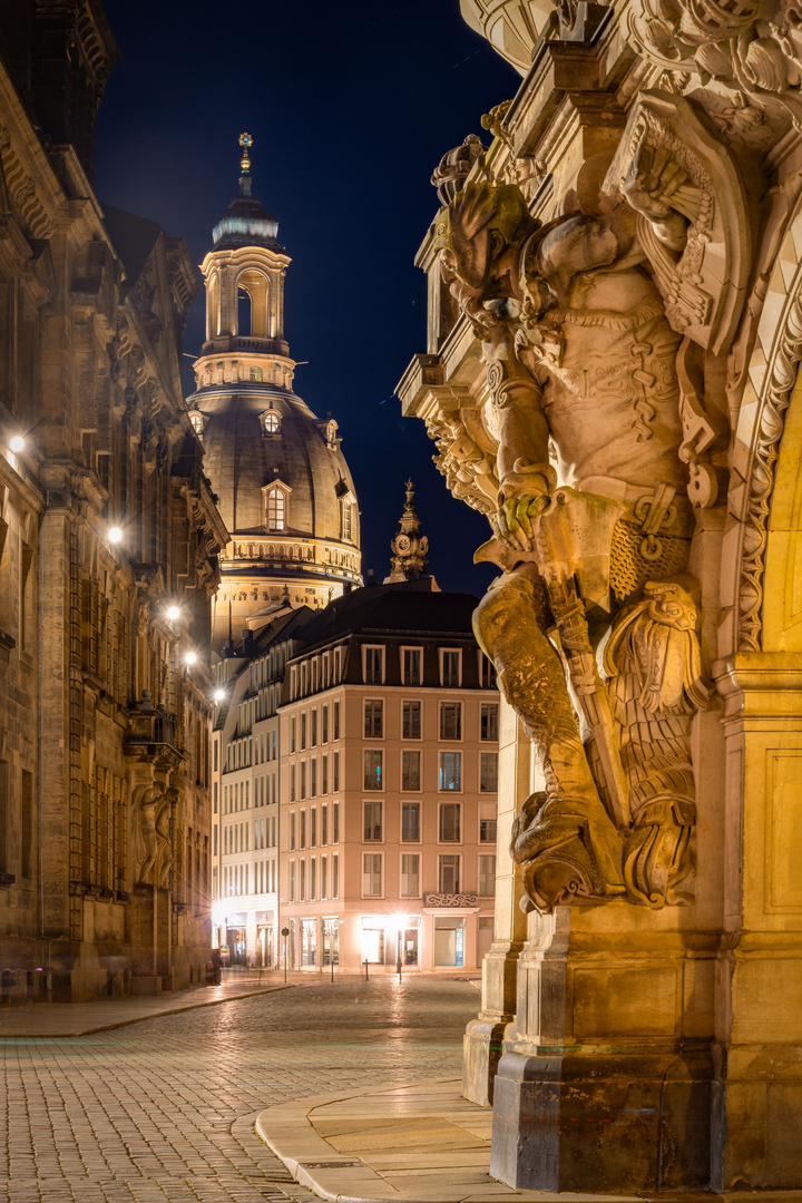 Blick zur Frauenkirche