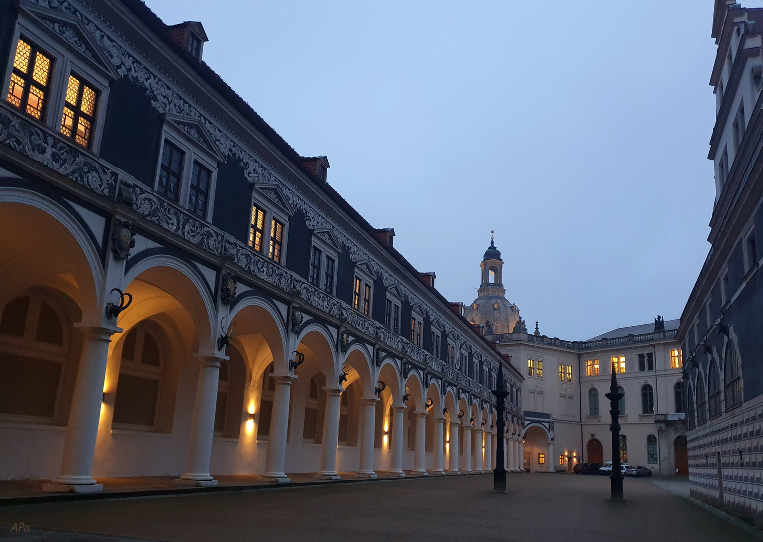 Blick zur Frauenkirche