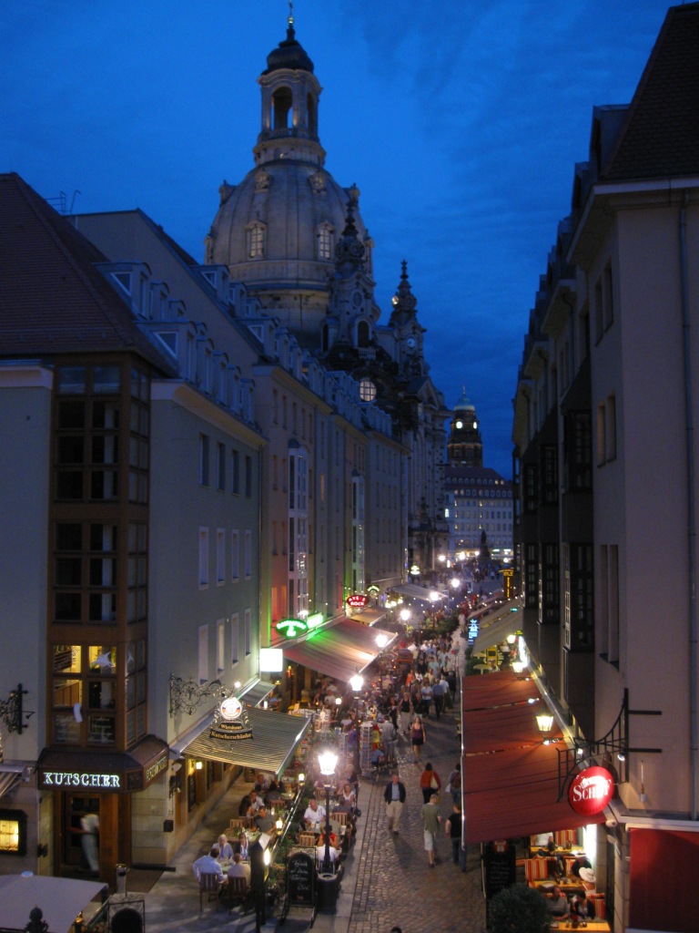 Blick zur Frauenkirche