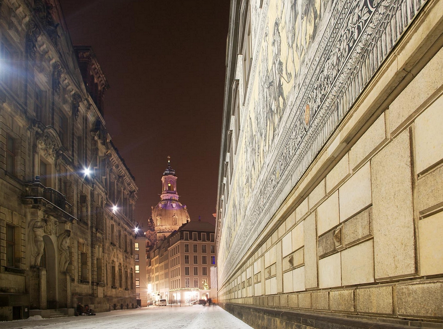 Blick zur Frauenkirche