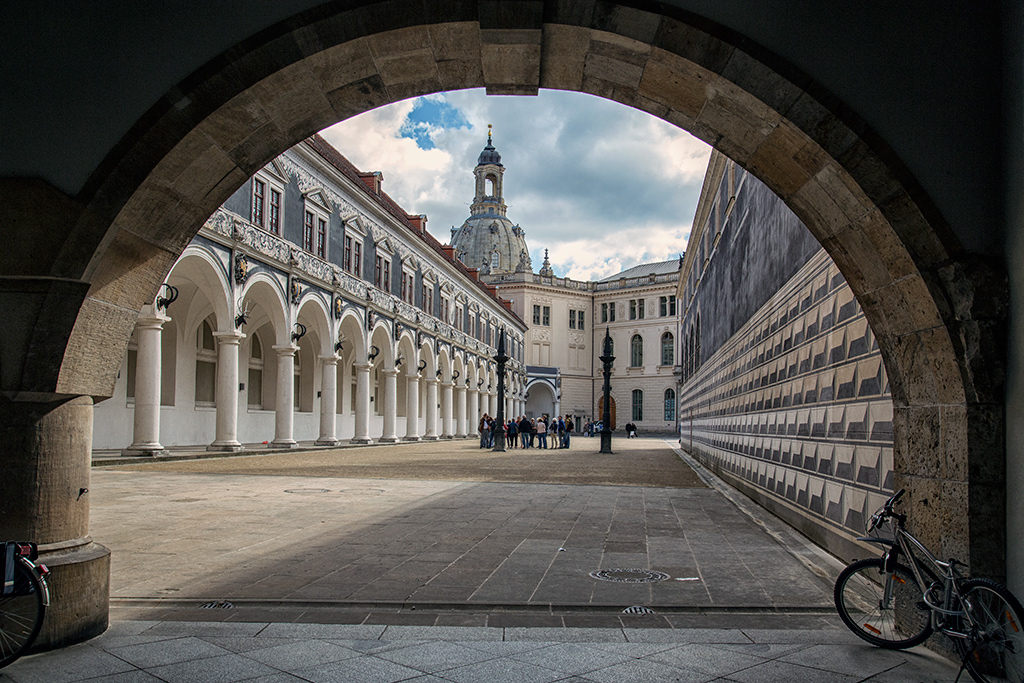 Blick zur Frauenkirche