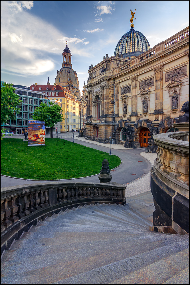 Blick zur Frauenkirche