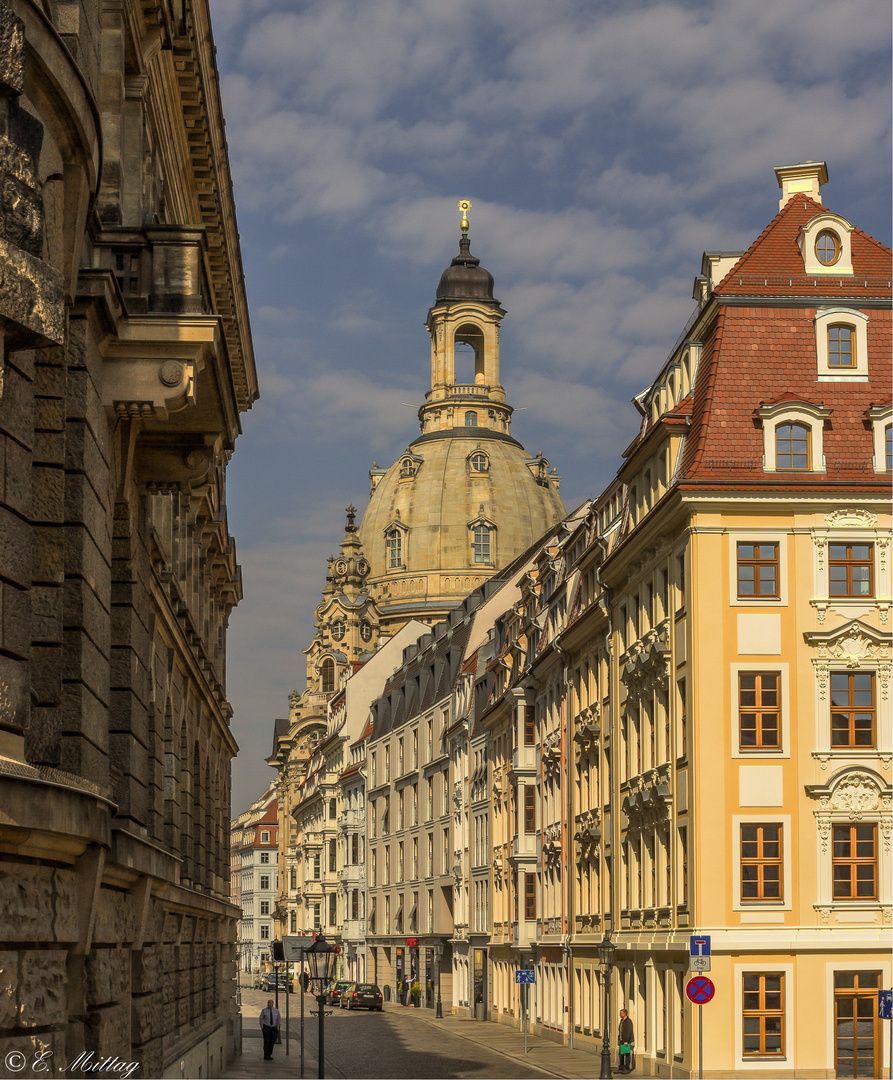 Blick zur Frauenkirche