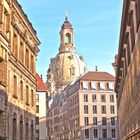 Blick zur Frauenkirche in Dresden