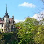 Blick zur Gattersburg in Grimma