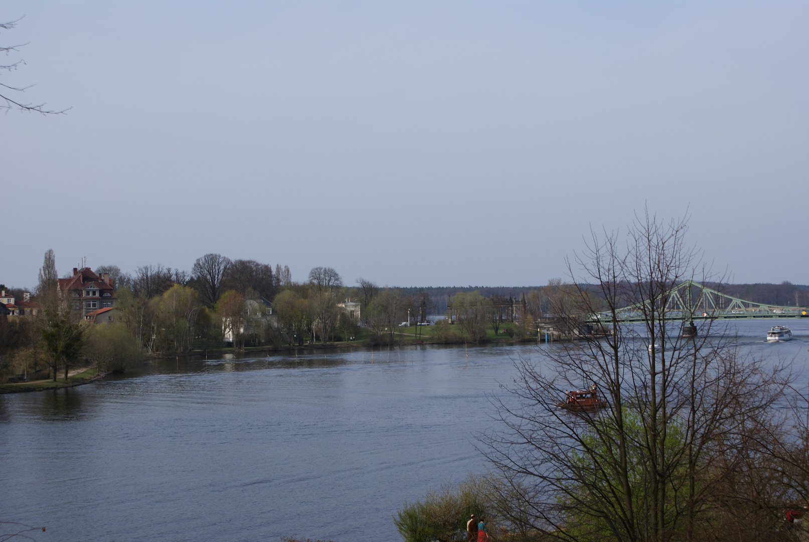 Blick zur Glienicker Brücke