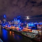 Blick zur Hafencity Hamburg - Blue Port 2019