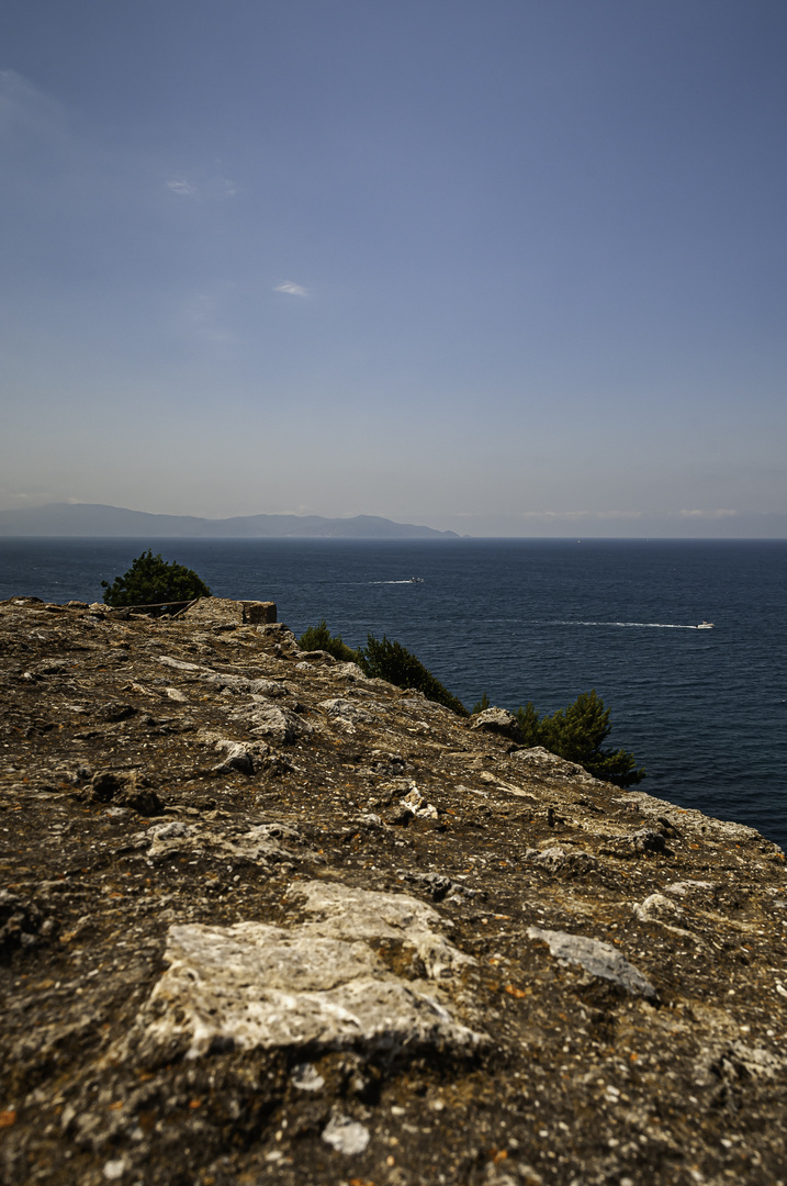 Blick zur Halbinsel Monte Argentario