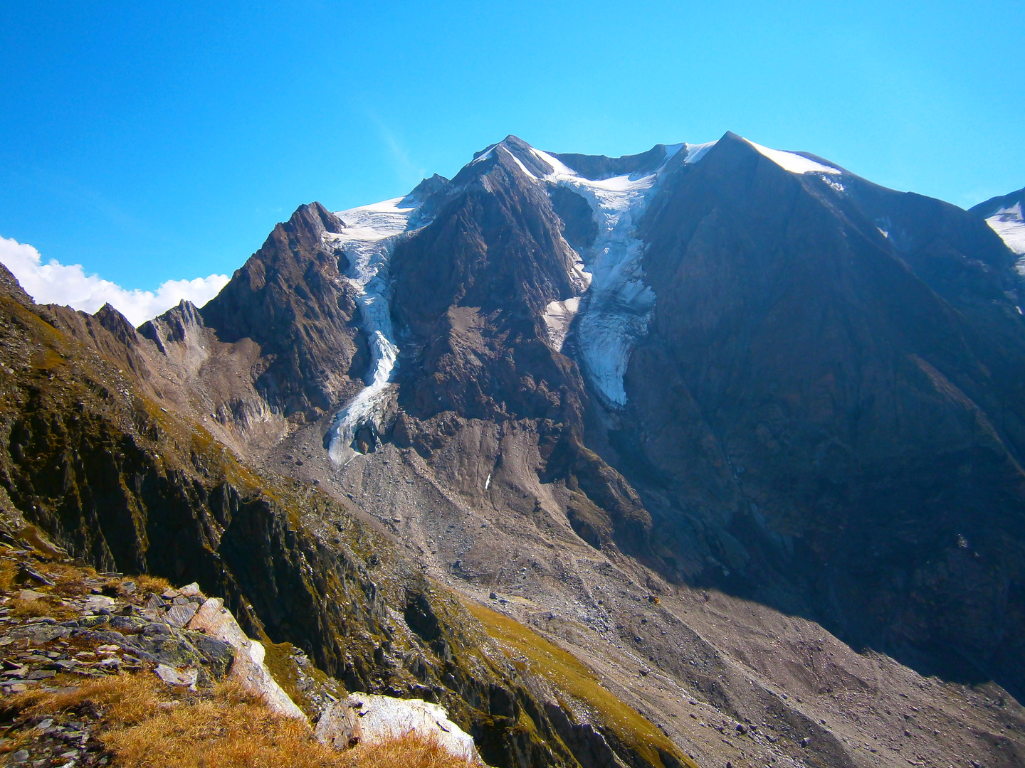 Blick zur Hochfernerspitze (3470m)