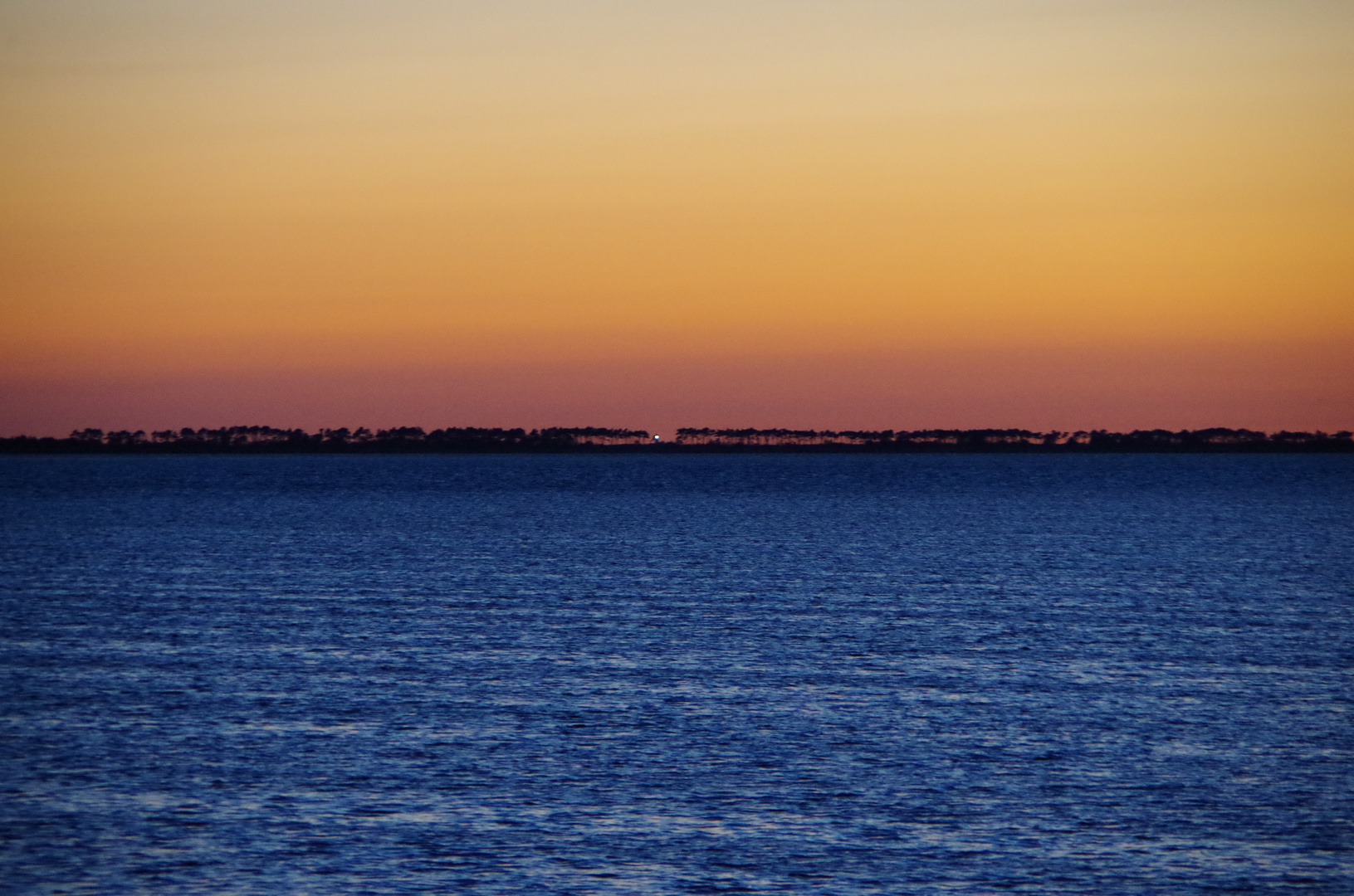 Blick zur Insel Hiddensee