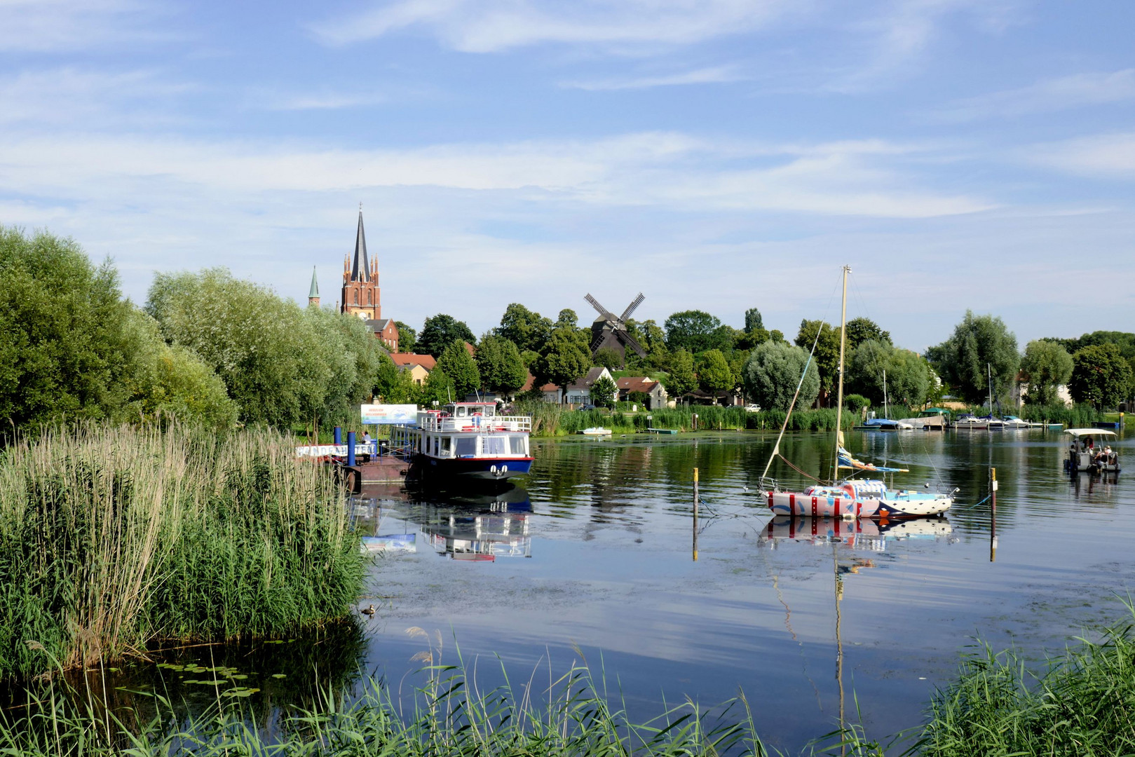 Blick zur Insel Werder