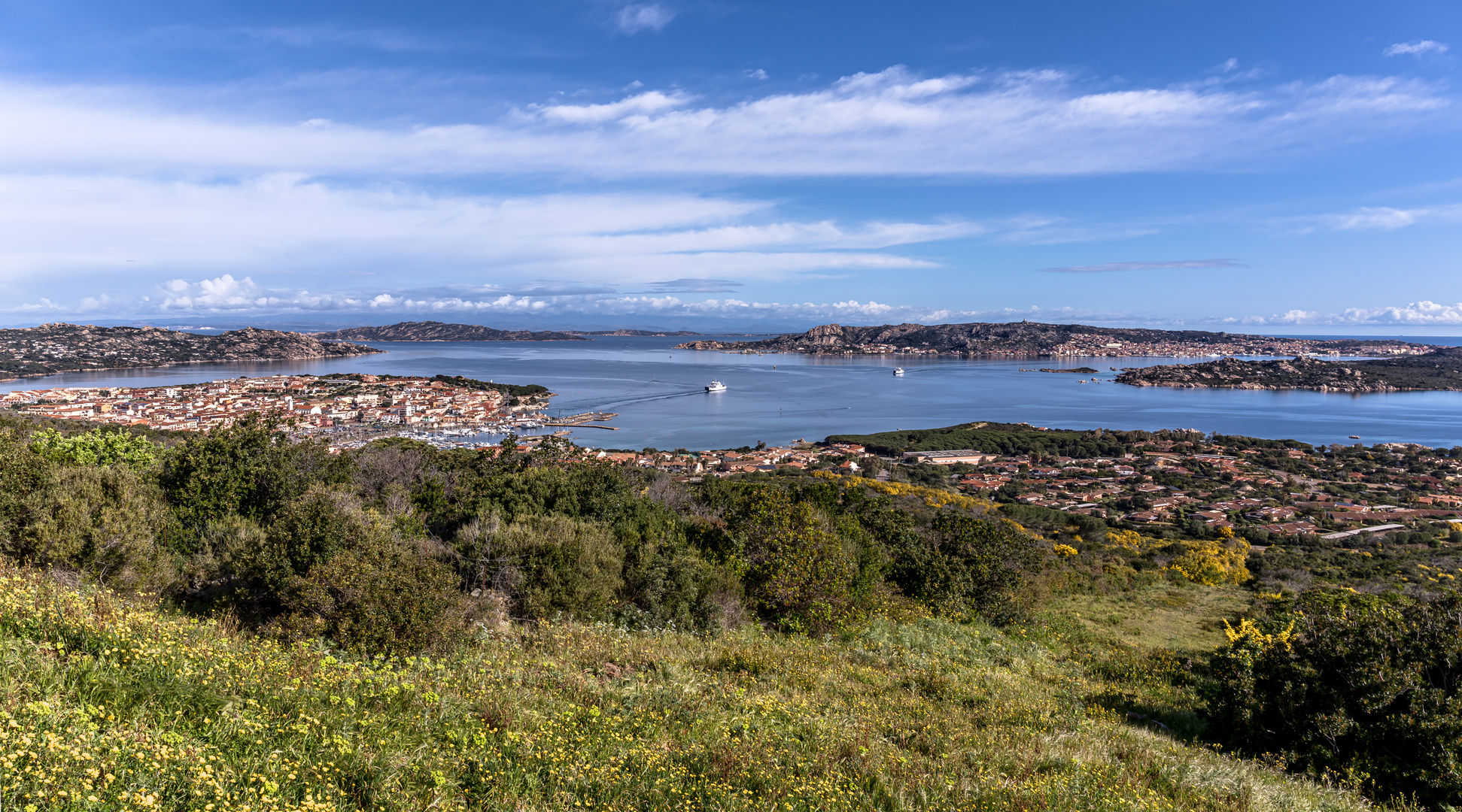 Blick zur Isola Maddalena