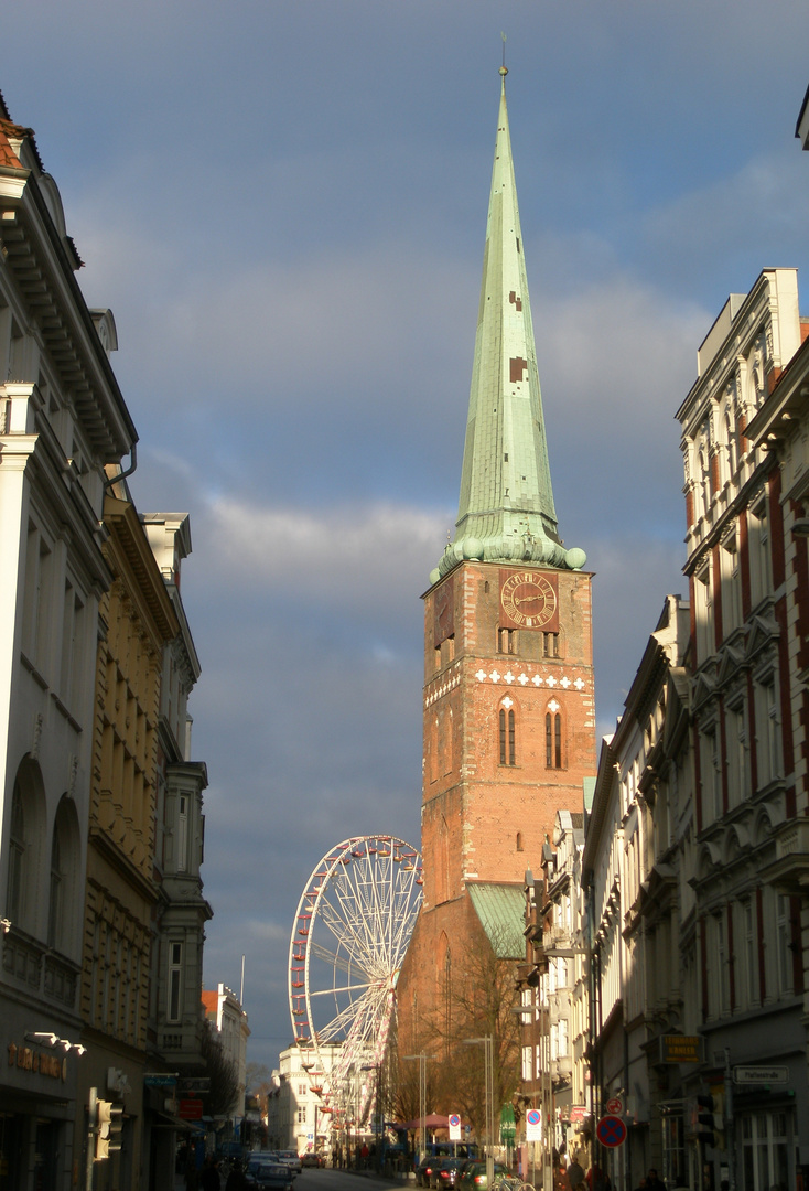 Blick zur Jacobikirche