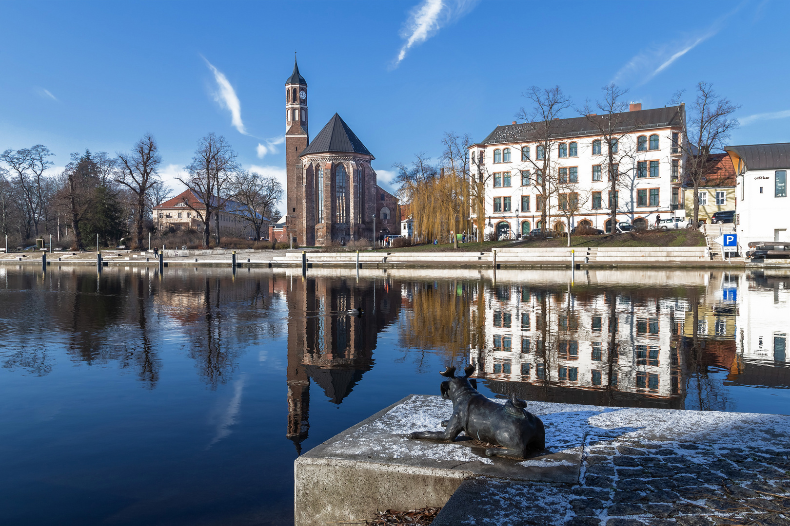 Blick zur Johanniskirche