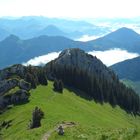 Blick zur Käserwand (Mangfallgebirge)