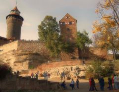 Blick zur Kaiserburg Nürnberg
