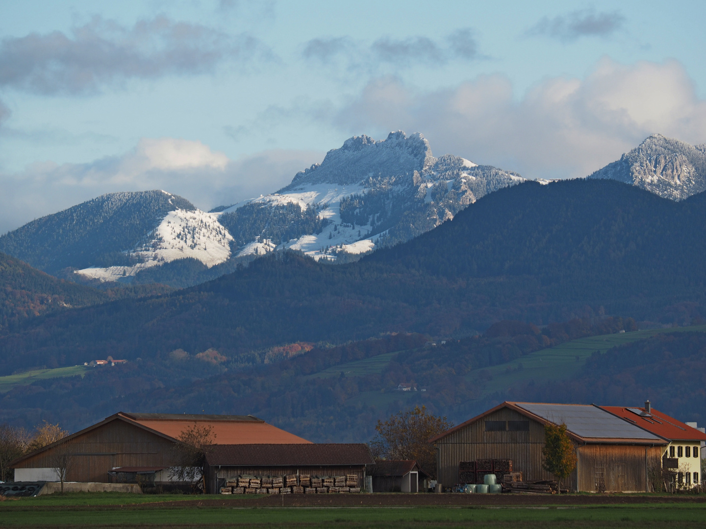 Blick zur Kampenwand