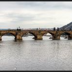 blick zur karlsbrücke am ersten pragtag