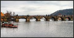 blick zur karlsbrücke am ersten pragtag