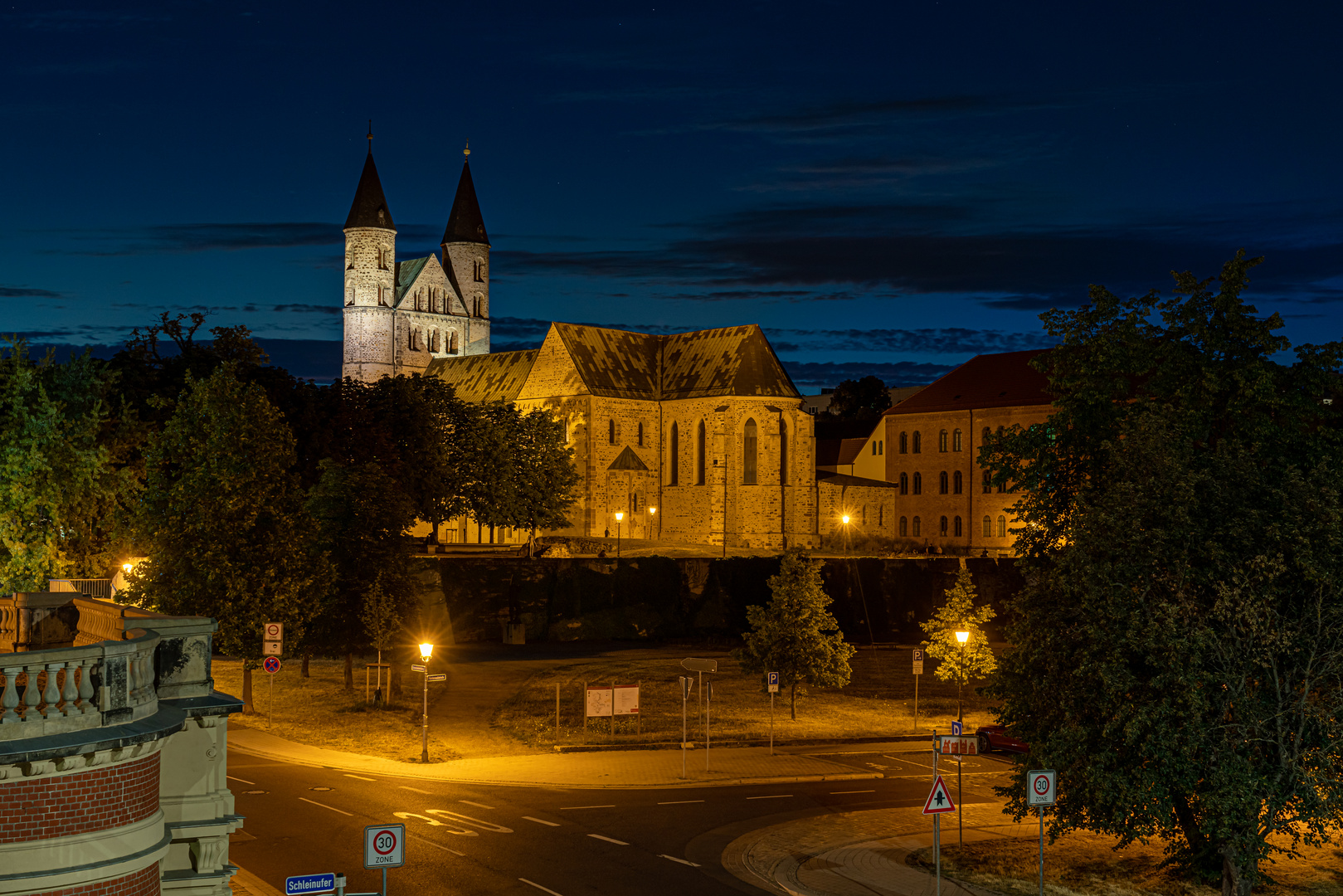 Blick zur Klosterkirche St. Marien