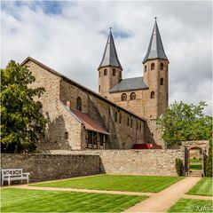 Blick zur Klosterkirche St. Vitus im Kloster Drübeck