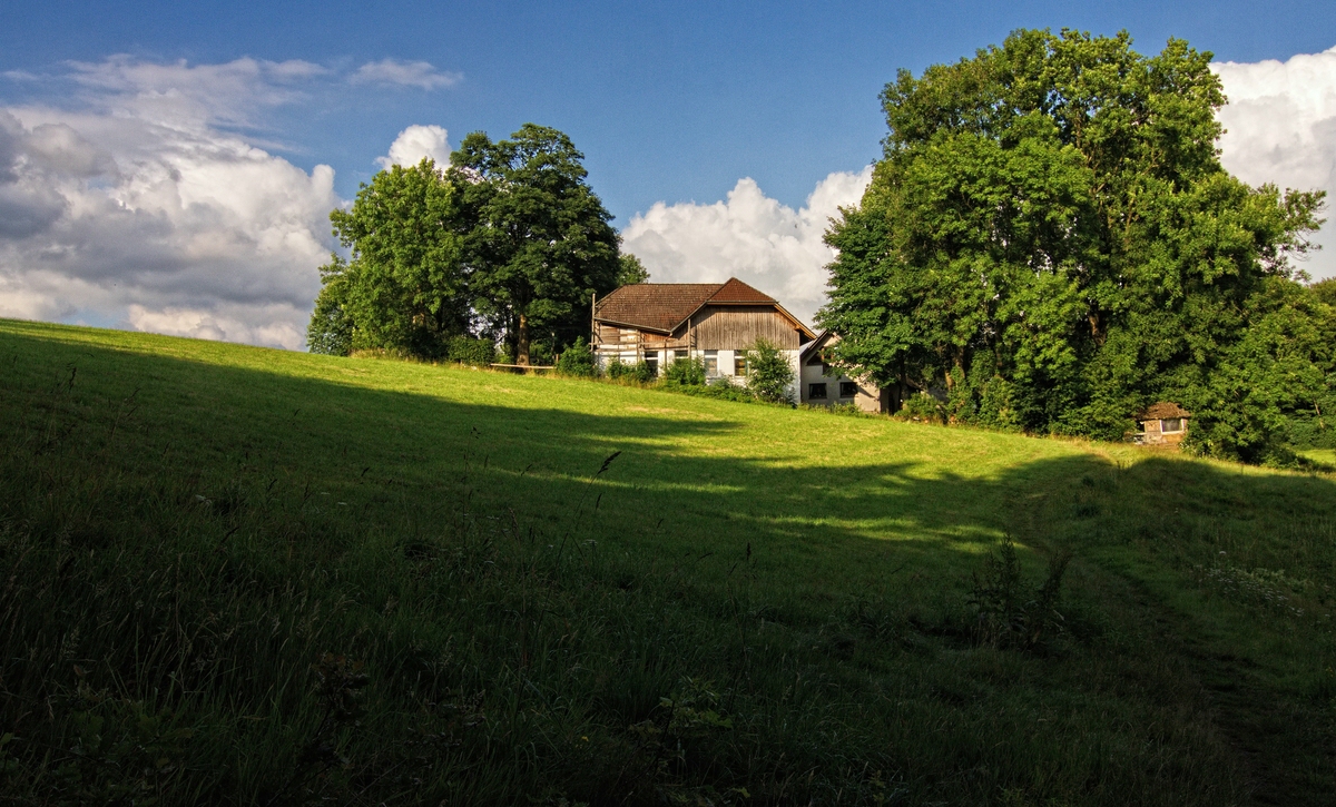 Blick zur Klütinger Alm