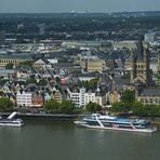 Blick zur Kölner Altstadt