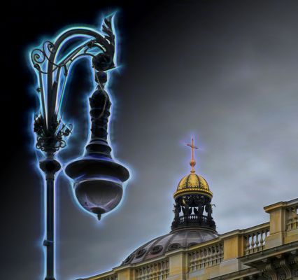 Blick zur Kuppel vom Humboldt Forum