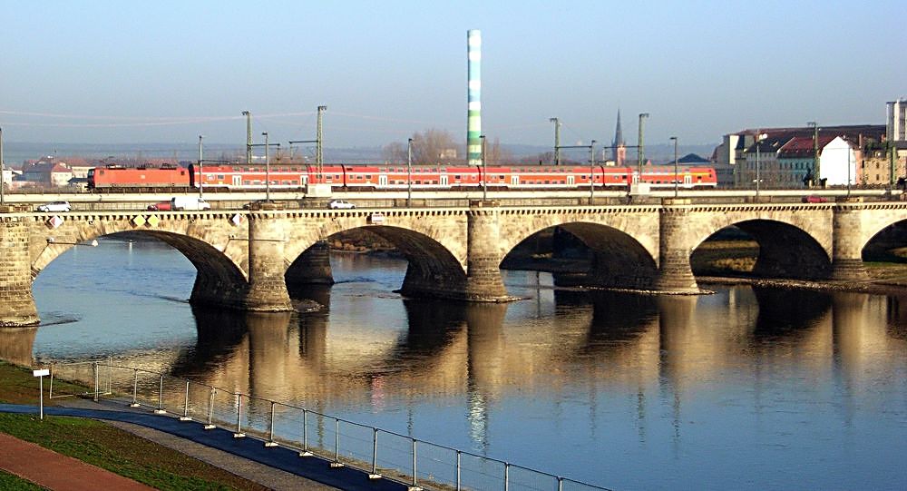 Blick zur Marienbrücke am 01.12.2006