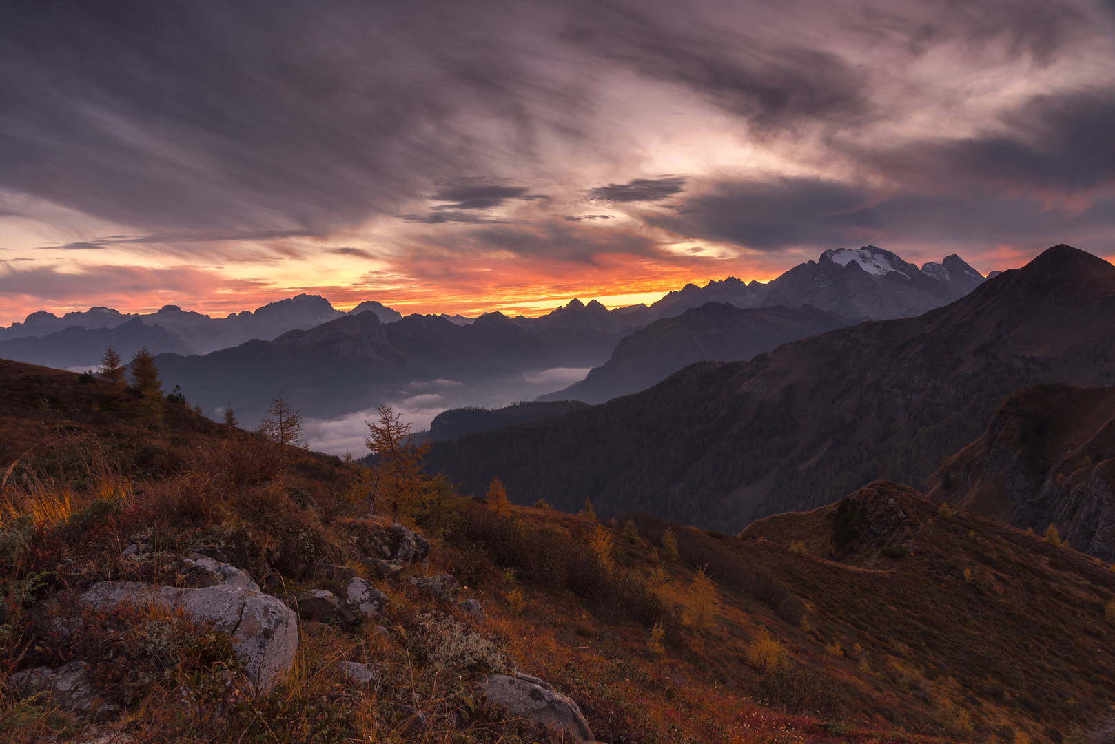 Blick zur Marmolada