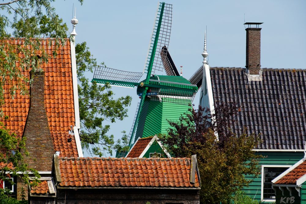 Blick zur Mühle