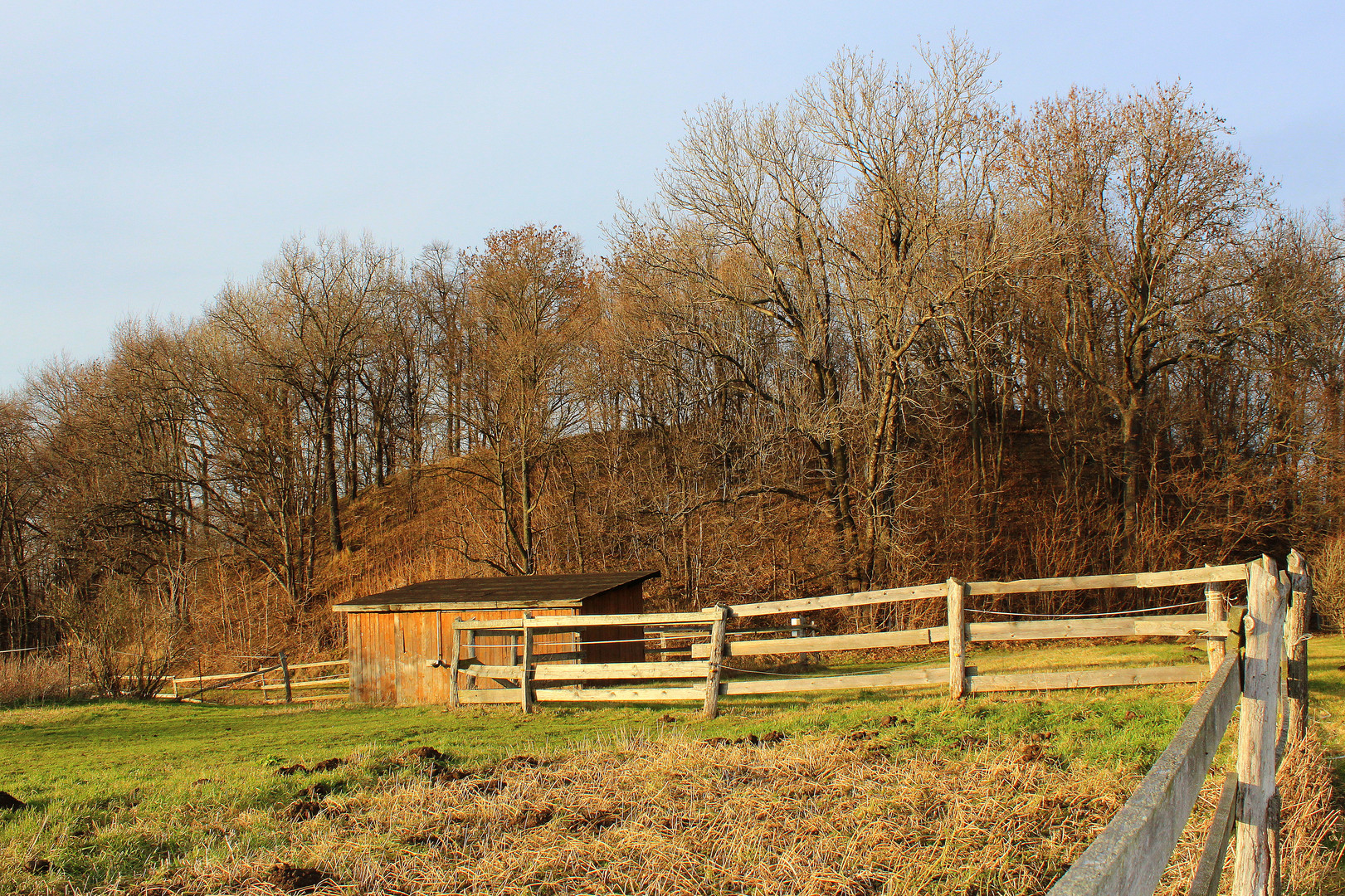 Blick zur Niethener Schanze