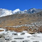 Blick zur  Nuptse Südwand (7861m) 