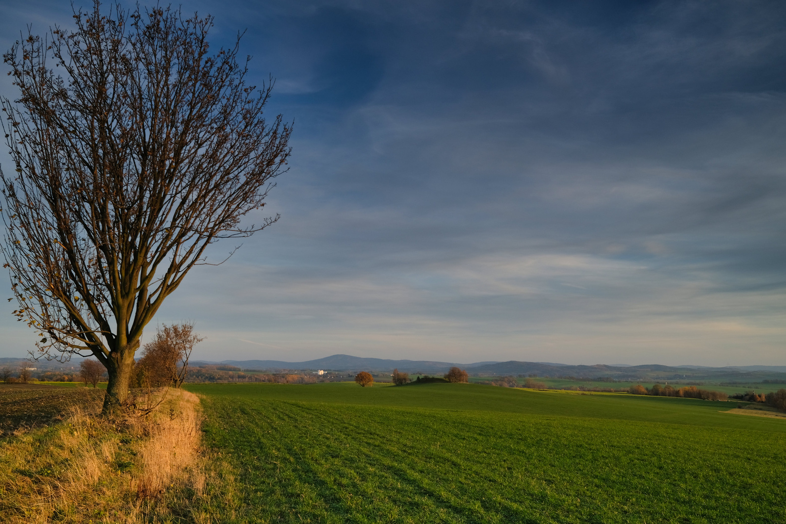 Blick zur Oberlausitz bei Bischofswerda