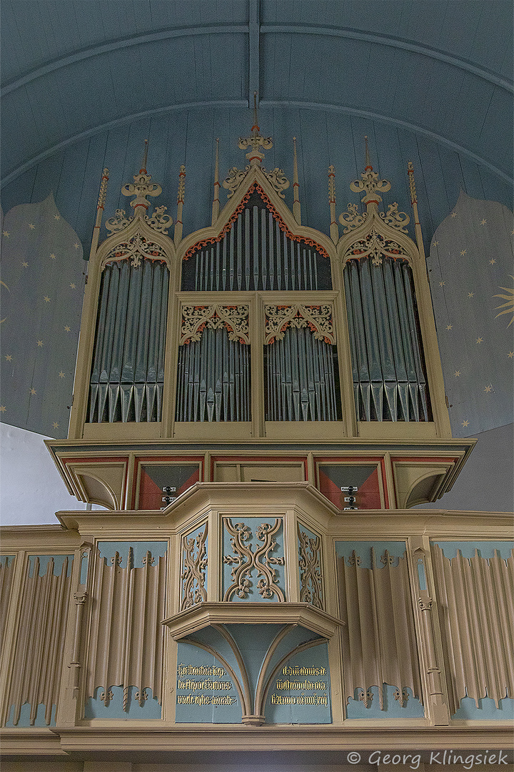Blick zur Orgel … 