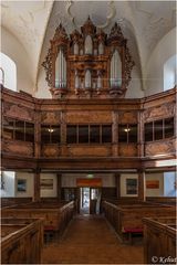 Blick zur Orgel Blasiikirche in Quedlinburg