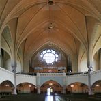 Blick zur Orgel der Mikaelinkirkko - Michaelskirche - in Turku/Åbo (Turun Mikaelinkirkon urut)