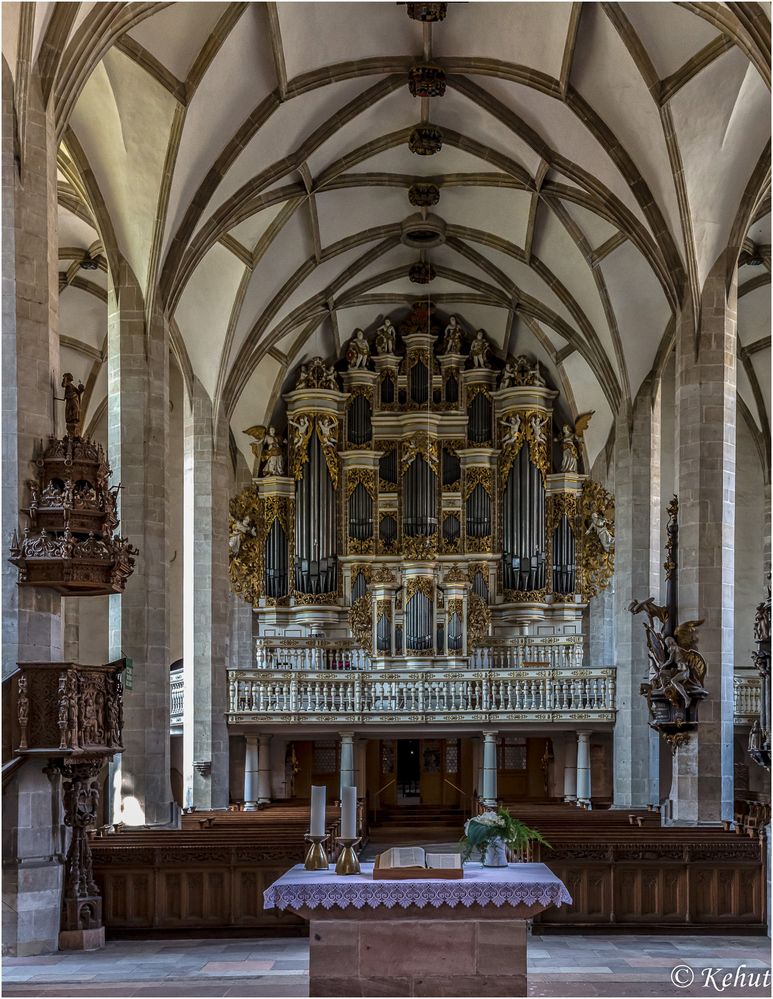 Blick zur Orgel, Dom St. Johannes und Laurentius Merseburg