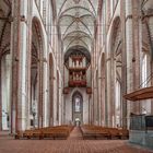 Blick zur Orgel Marienkirche Lübeck