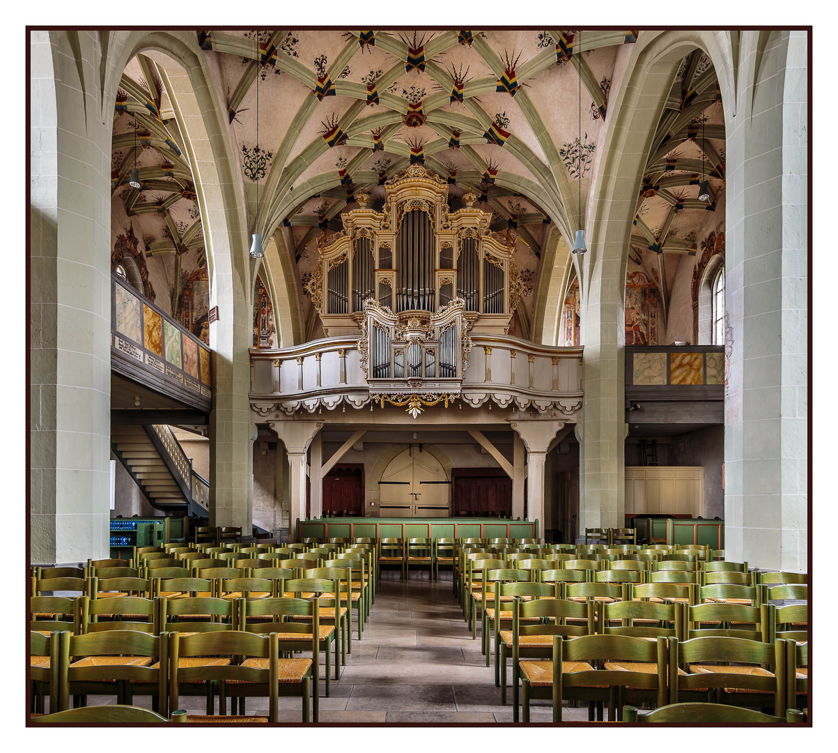 Blick zur Orgel Peterskirche - Weilheim an der Teck