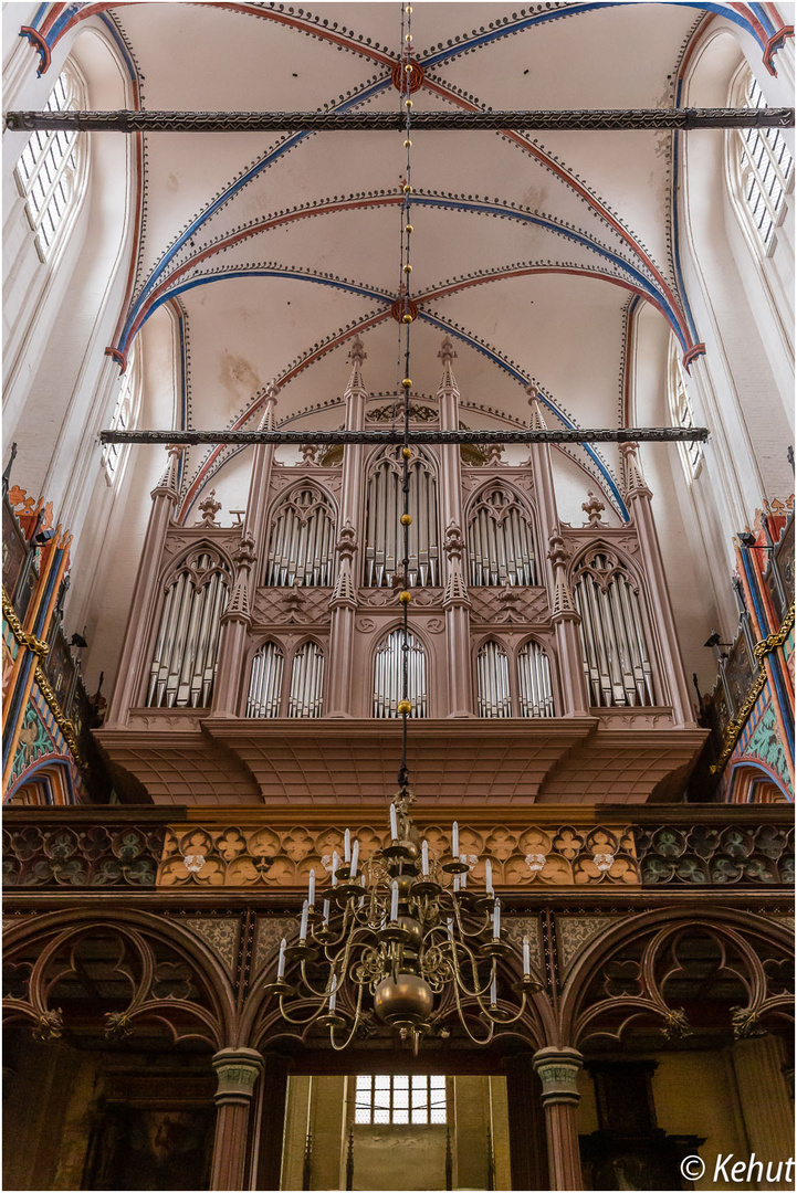 Blick zur Orgel - St.-Nikolaikirche Stralsund