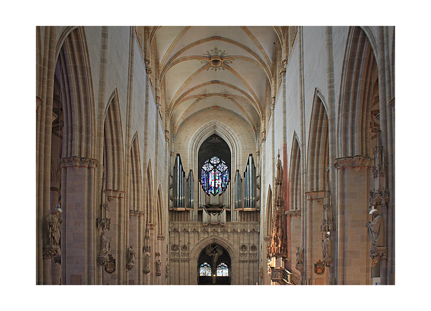 Blick zur Orgel - Ulmer Münster