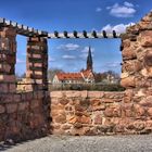 Blick zur Petruskirche