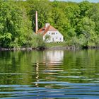 Blick zur Pfaueninsel