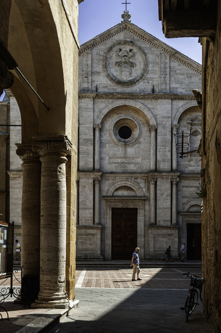 Blick zur Piazza Pio II