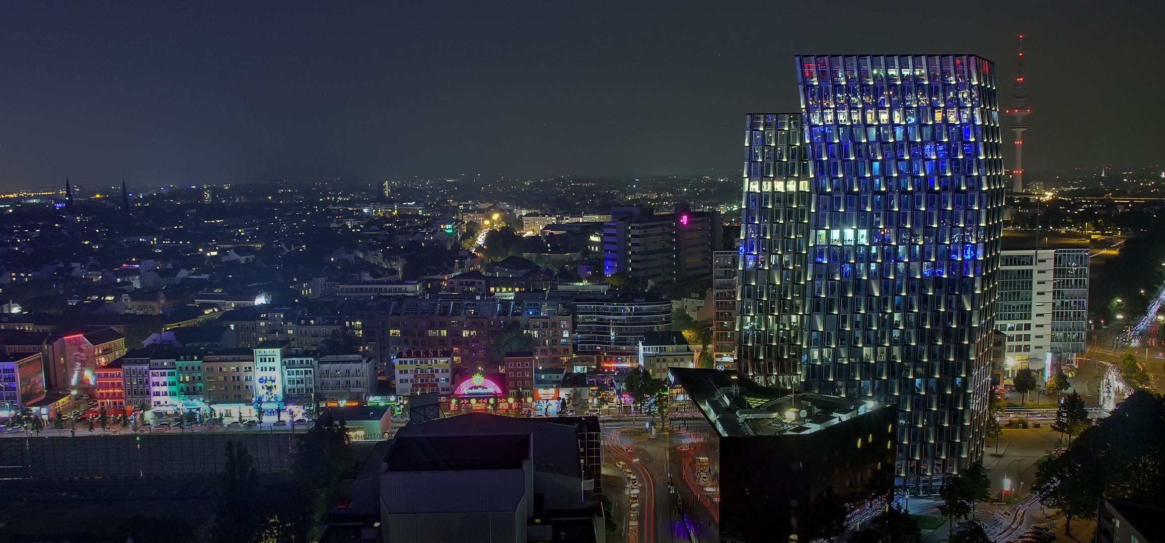 Blick zur Reeperbahn