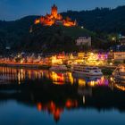 Blick zur Reichsburg in Cochem