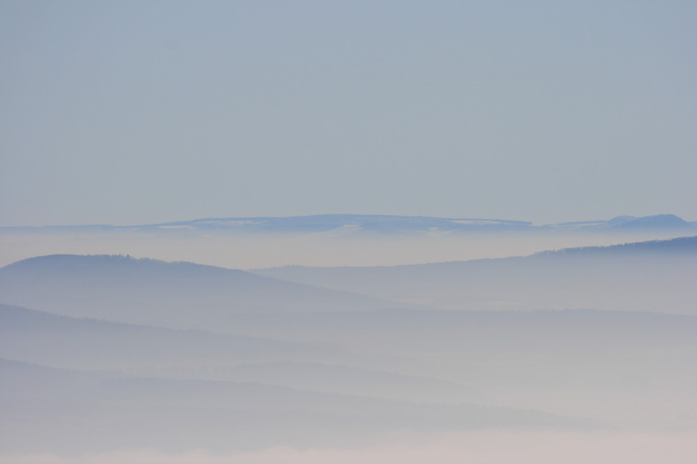 Blick zur Rhön ca. 100Km